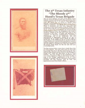 The Bloody 5th Hood's Texas Brigade Relic